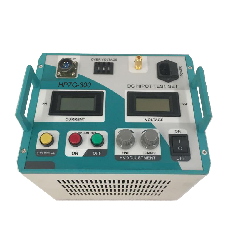 HPZG-300 DC Hipot Test Set DC High Voltage Tester for Zinc Oxide Arrester/Generator/Transformer