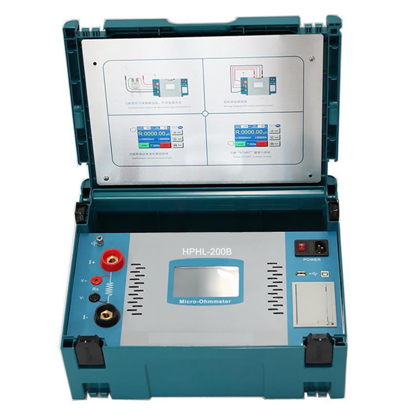 HPHL-200B Contact Resistance Tester,Microhm Meter,loop resistance tester